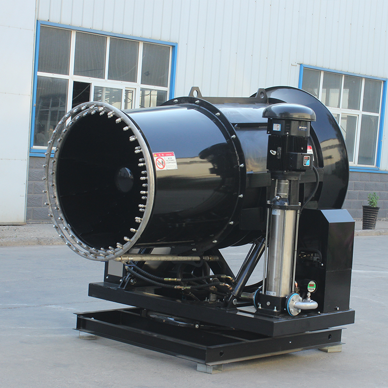 Dust control fog cannon