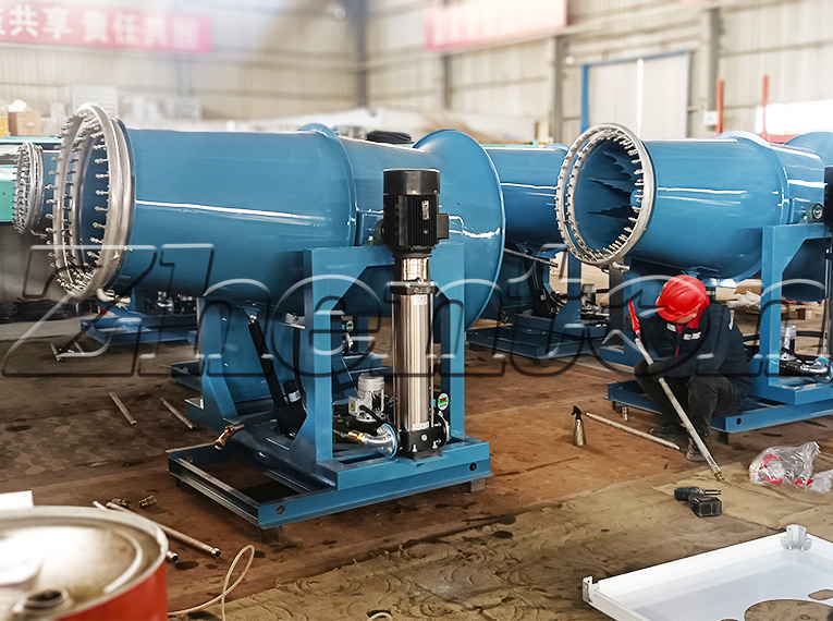 Fog Cannon Machines: Material Yard Dust Busters