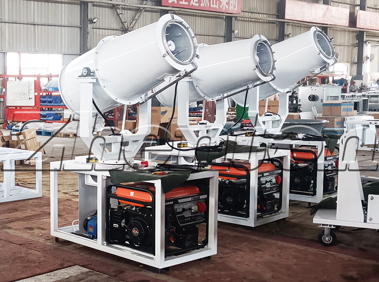 Advantages of Enclosed Dust Suppression Fog Cannon Machines