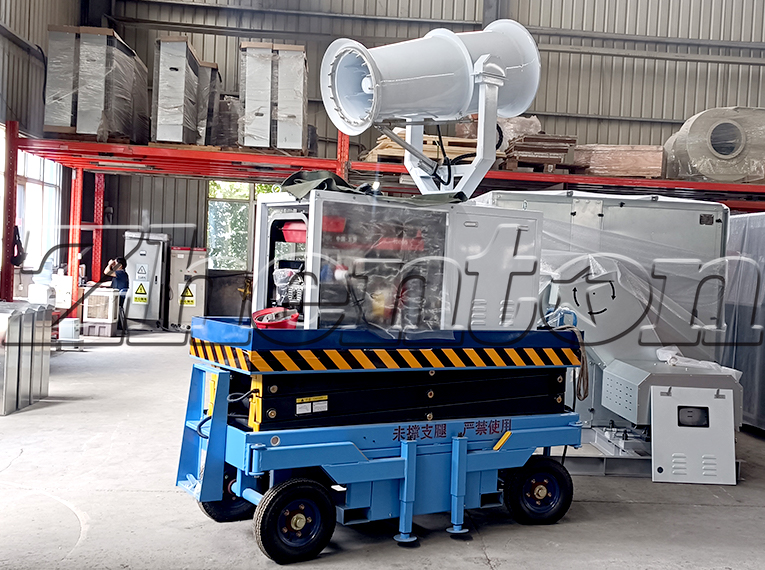 Cement Plant Dust: Reduce with Fog Cannon Machine