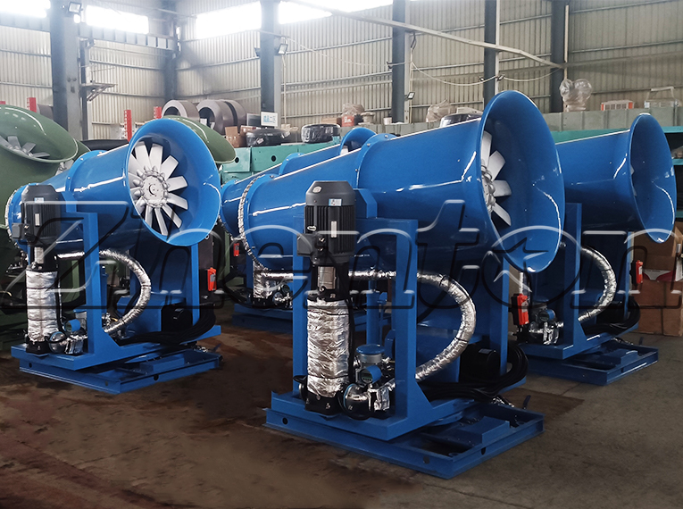 Cement Plant Dust: Reduce with Fog Cannon Machine