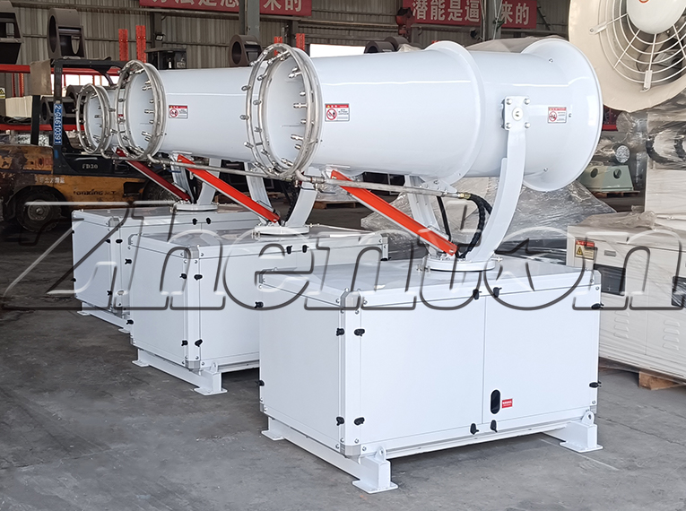 60m Mist Cannon Machine + Water Truck: Double Dust Control, Full-Area Clean Air