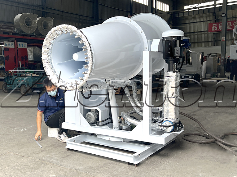 How Many Nozzles Should be Selected for a Mist Cannon Machine?