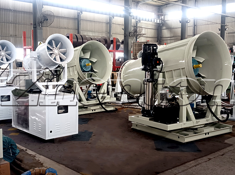 What is the Difference Between a Box-Type Fog Cannon Machine and a Split-Type Fog Cannon Machine?