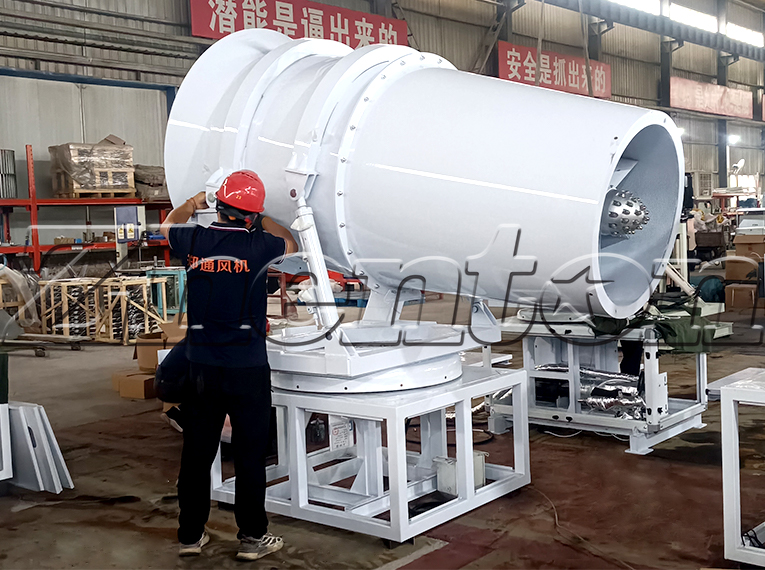 Is There a Fully Automatic 80-Meter Dust Control Fog Cannon?