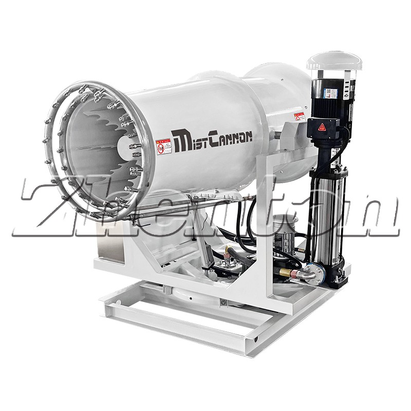 Supplier Vehicle-Mounted Fog Cannon Machine for Greenhouse Snow--4550$CE/ISO9001