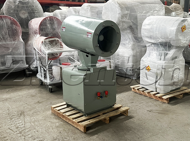 Industrial 80M Fog Cannon Electric Sprayer for Dust Suppression in Large Material Storage Workshops