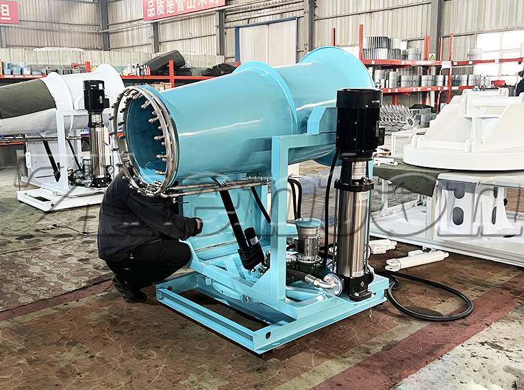 60m Range Mobile Fog Cannon Machine for Mining Dust Control | Australia