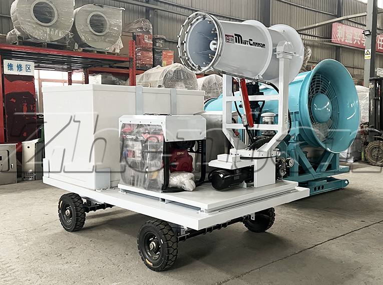 Fog Cannon Dust Suppression System for Football Fields in Mexico Fog Cannon Dust Suppression System for Football Fields in Mexico